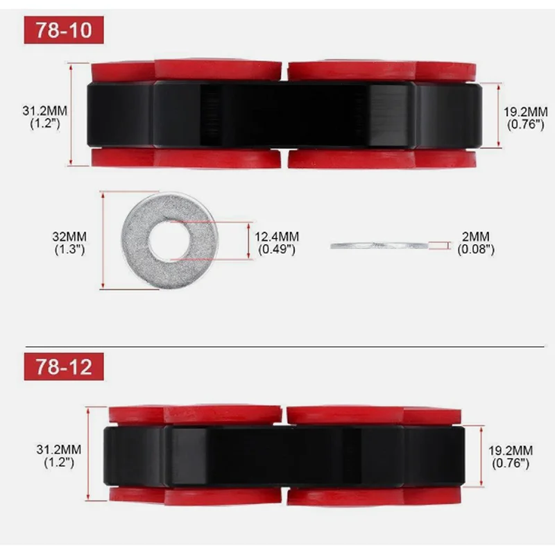 Detalle de las bridas metálicas del disco flexible