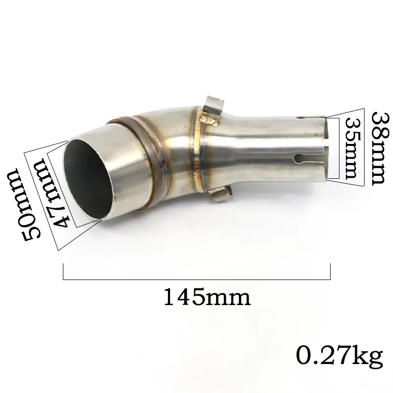 Silenciador escape universal 51mm