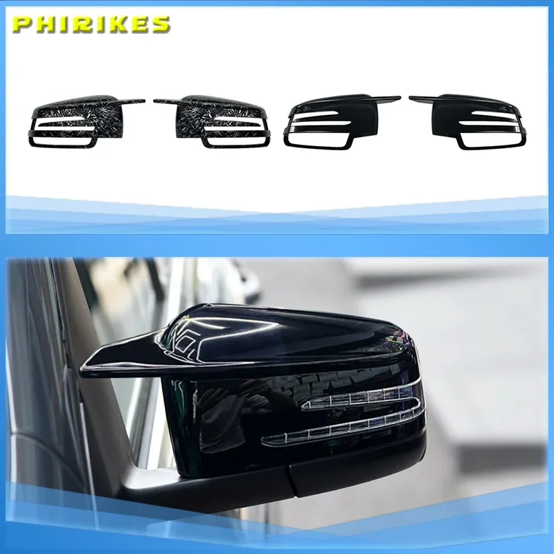 Tapa retrovisor estilo patrón fibra carbono lateral – Mercedes Benz W176 246 204 212 221