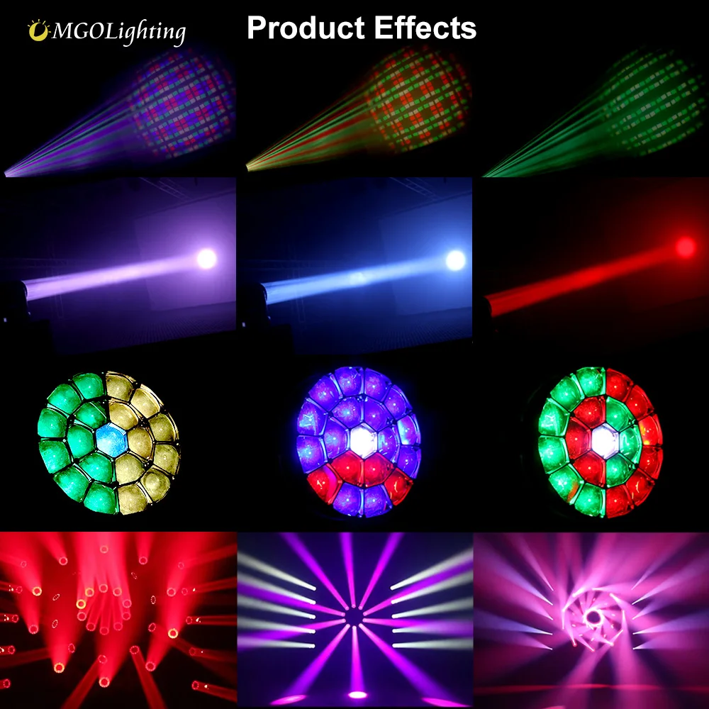 MGOLighting Bee Eye 1940 RGBW K15 R0be Spider Zoom Wash cabezal móvil para eventos equipo de iluminación de escenario profesional - imagen 4