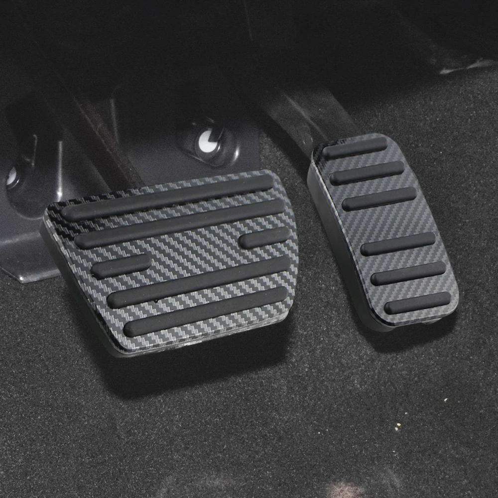 Almohadillas pedales deportivos Honda Civic 2016-2024 fibra carbono - imagen 2
