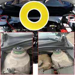 Topes de goma universales para capó con protector de buje