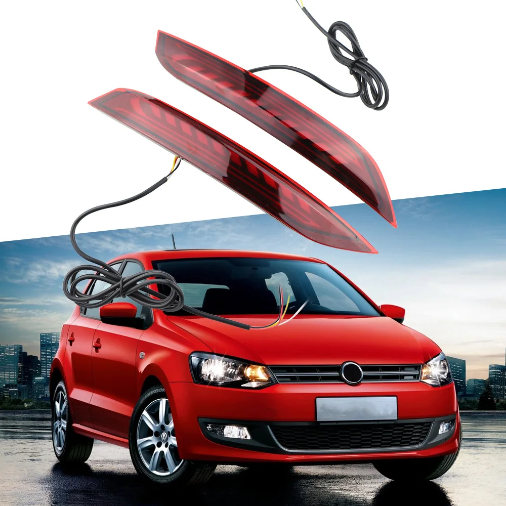 Luz trasera VW Polo 2014-2018 con antiniebla, reflector e intermitente - imagen 3