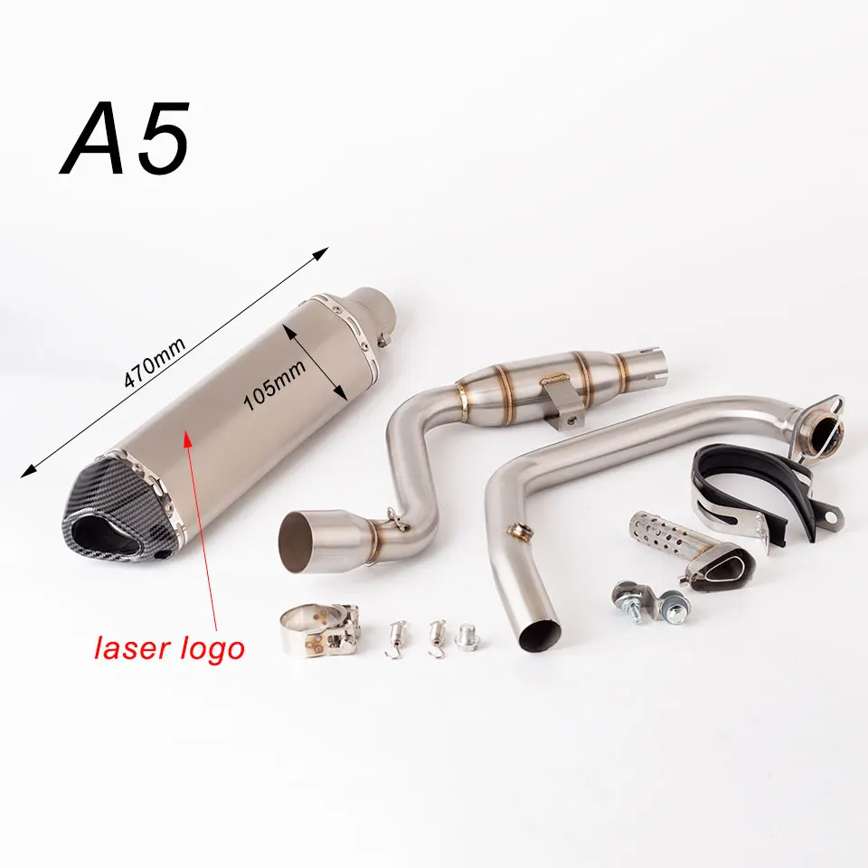 Escape para Suzuki Gixxer 155/GSX150F con silenciador y DB Killer - imagen 5