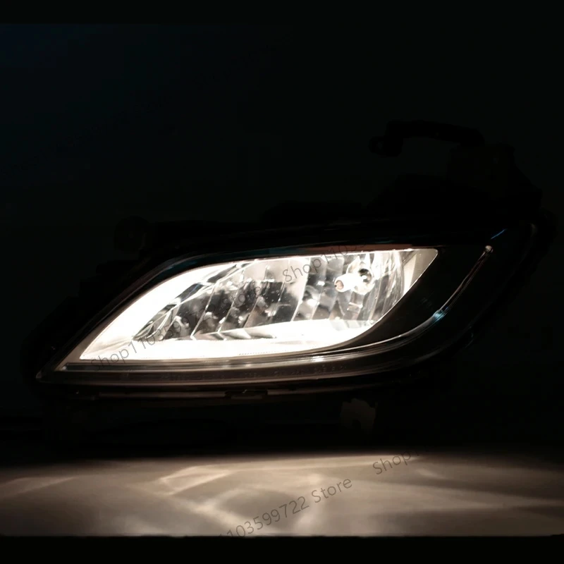 Luz antiniebla de parachoques delantero para coche, luz de conducción diurna para Hyundai Veloster 2012, 2013, 2014, 2015, 2016, 2017 - imagen 5