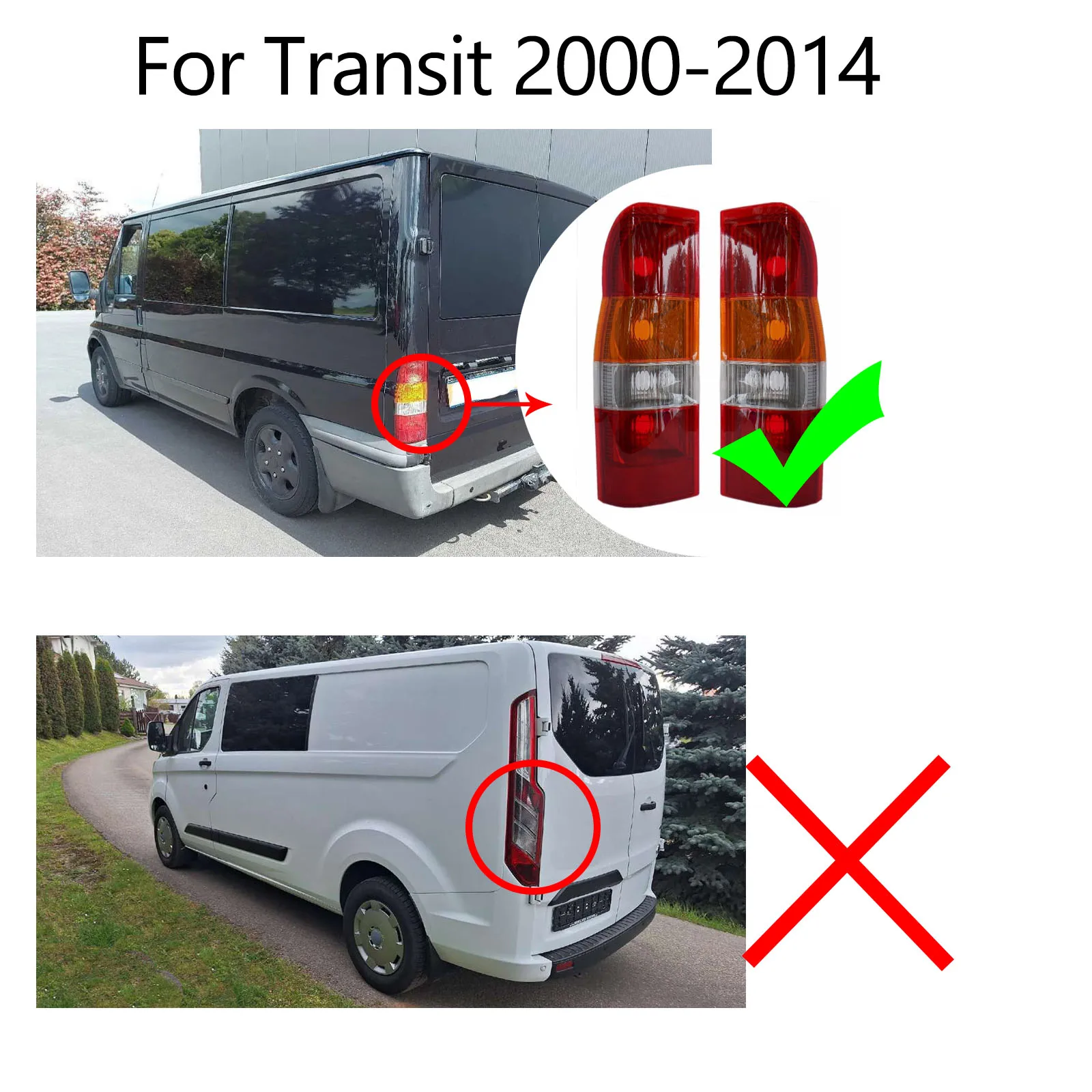 Soporte bombilla luz trasera Ford Transit MK6 MK7 (2000-2014) - imagen 5