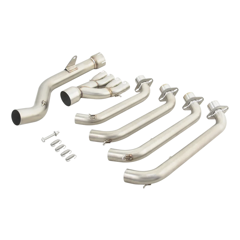 Para QJMOTOR SRK800RR QJ800GS-G QJ 800 GS-G 2023 2024 sistemas de Escape de motocicleta conexión 51MM silenciador de tubo de enlace frontal - imagen 2