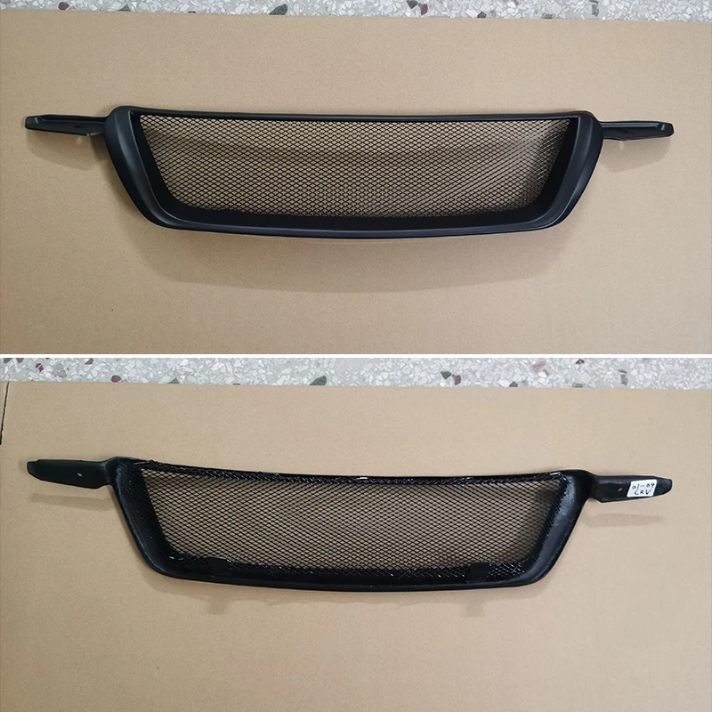 Parrilla delantera FRP negra mate deportiva Honda CR-V 2001-2004 - imagen 2