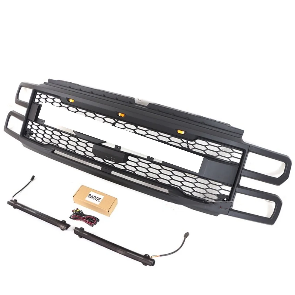 Rejilla Radiador Modificada Negra Ford F250 Raptor 2024