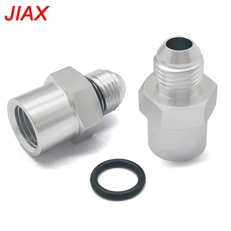 Adaptador recto de combustible M14x1,5 hembra a 6AN macho de aluminio - imagen 4