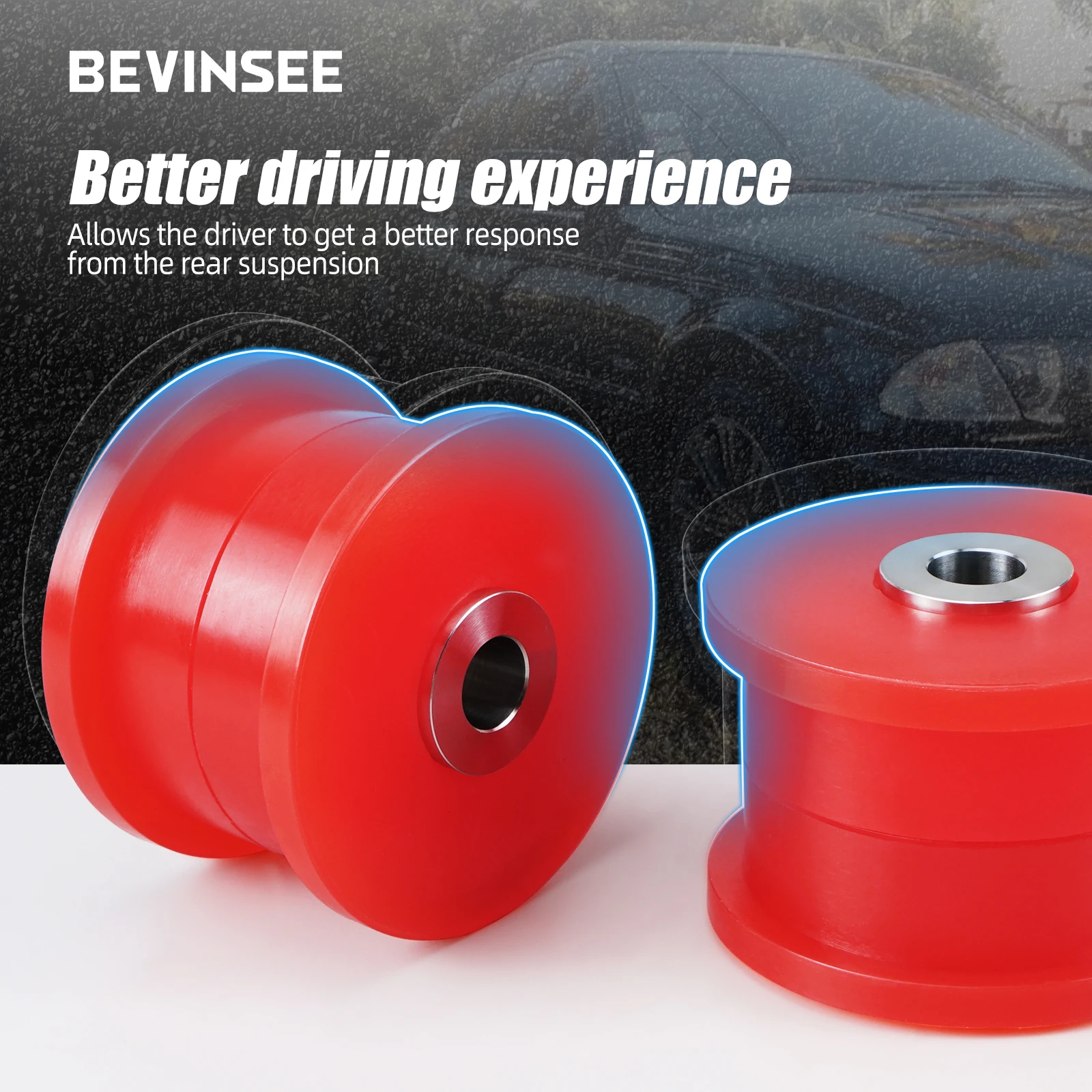 BEVINSEE Bujes poliuretano brazo arrastre BMW E36/E46/X3 - imagen 2