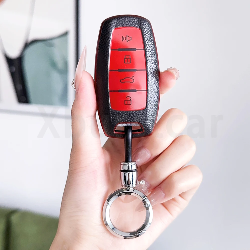 Funda para llave de coche en cuero TPU - Haval Jolion - imagen 3