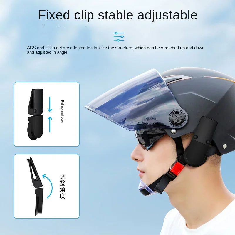 Clip de fijación para auriculares Bluetooth en casco de bici eléctrica