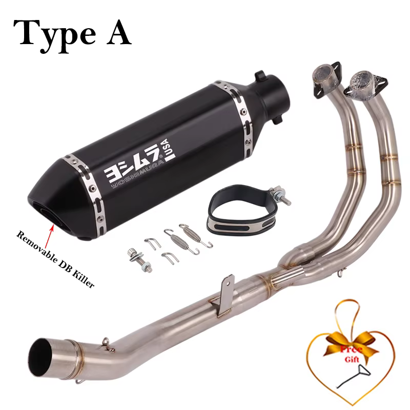 Sistema de escape completo DB Killer para Honda CBR500 y CB500 - imagen 3