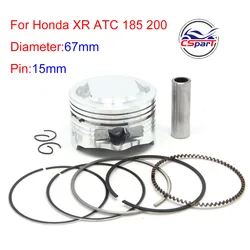 Kit de pistones de competición Honda XR185, XR200, ATC185 y ATC200