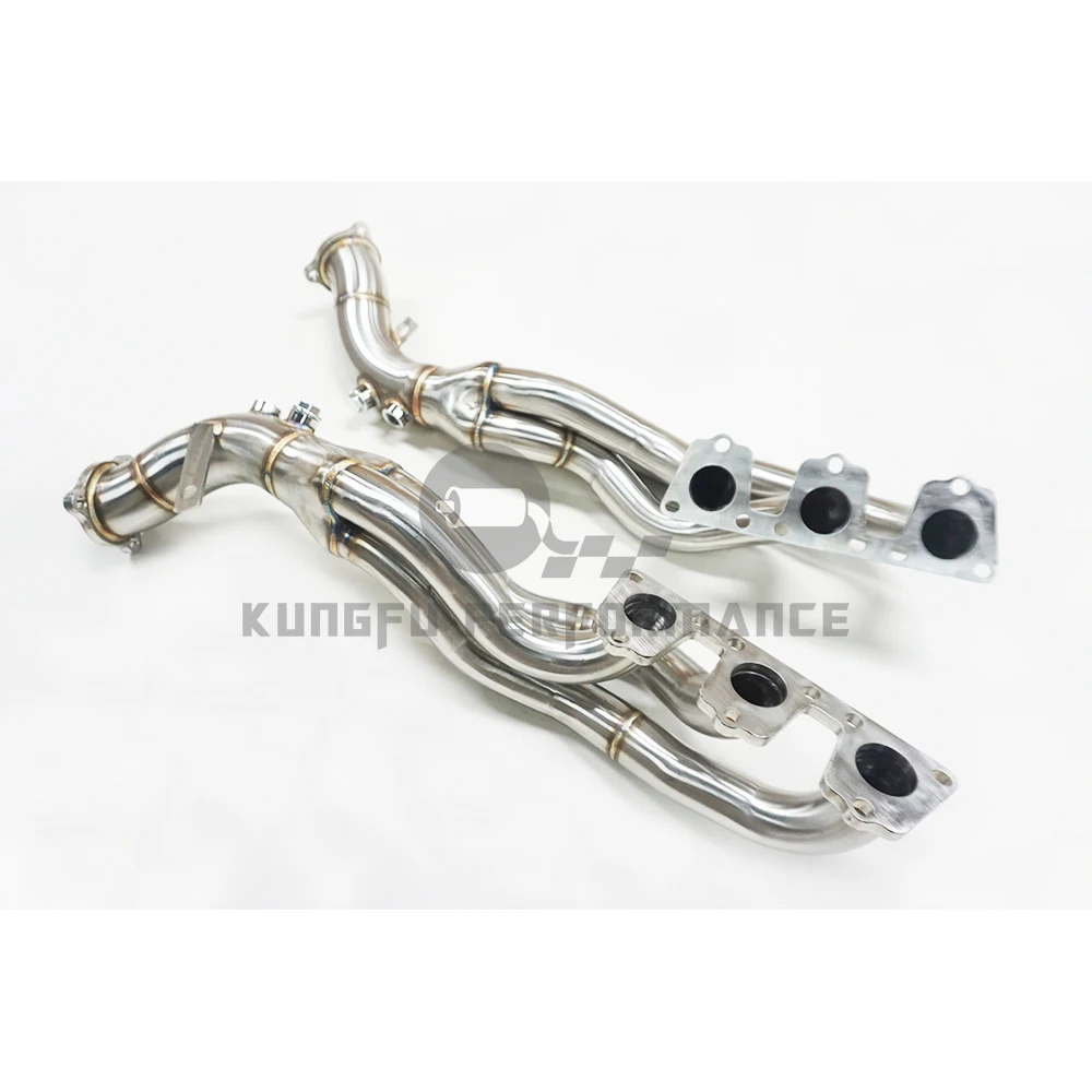 Colector de escape largo KUNGFU SS304 – Audi S4/S5 B8 3.0 TFSI - imagen 3