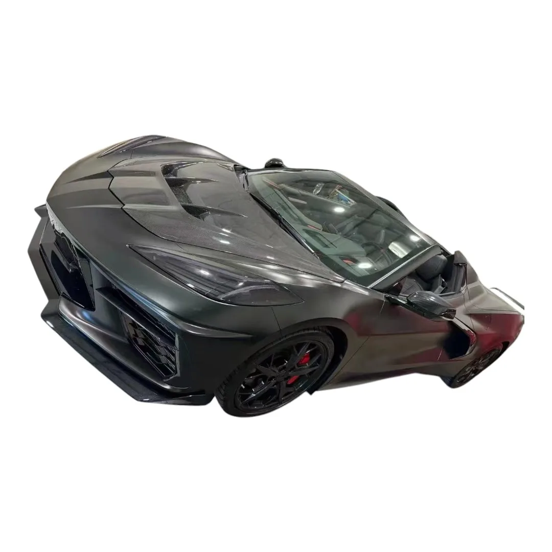 Capó fibra de carbono Corvette C8 Z06 estilo ZR1 – Chevrolet - imagen 5