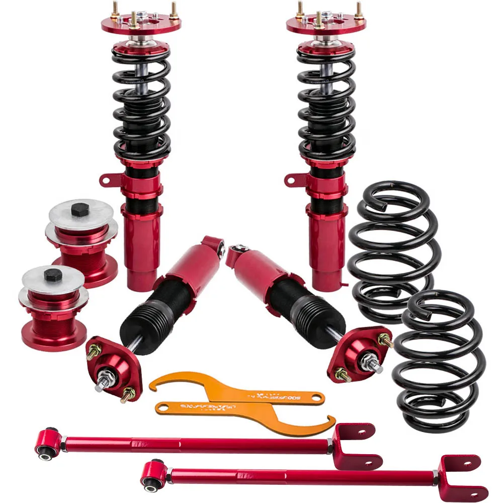 Vista del conjunto de coilovers