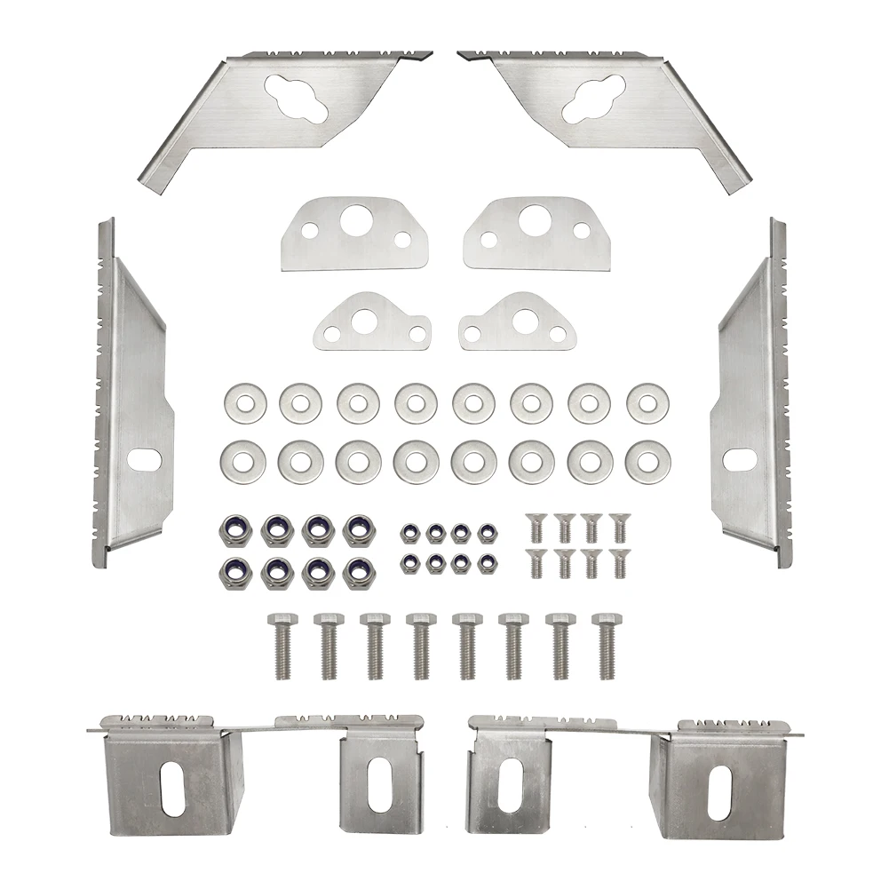Elevadores de parachoques delantero y trasero para Acura 2002-2006 2003 2004 2005 RSX DC5 con Kit de elevación de fijación de espacio de Hardware