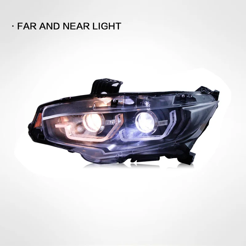 Faros LED antiniebla con luz diurna para Honda Civic 2016-2021, Plug & Play - imagen 4
