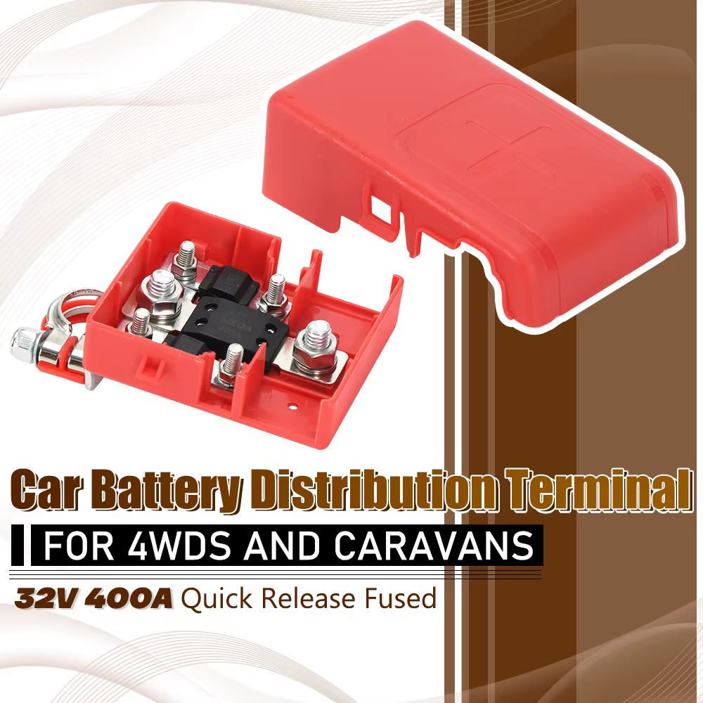 Terminal de distribución de batería 32V 400A para 4WD y caravanas