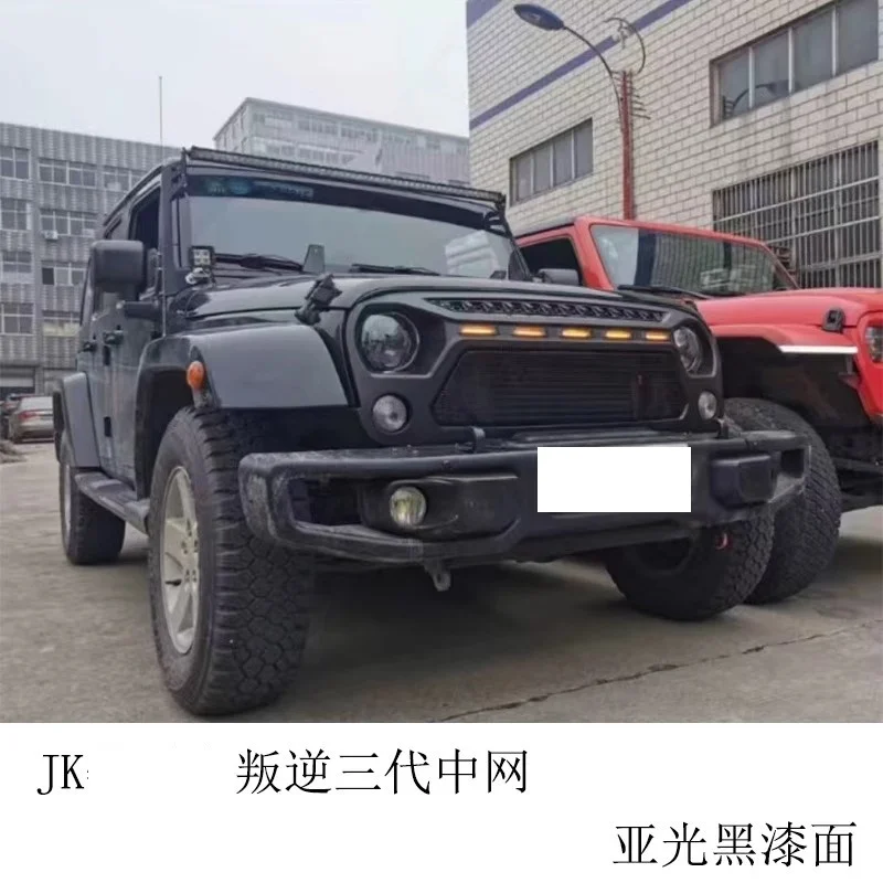 Rejilla delantero con lámpara para Jeep Wrangler JK JL 2007-2017 - imagen 5
