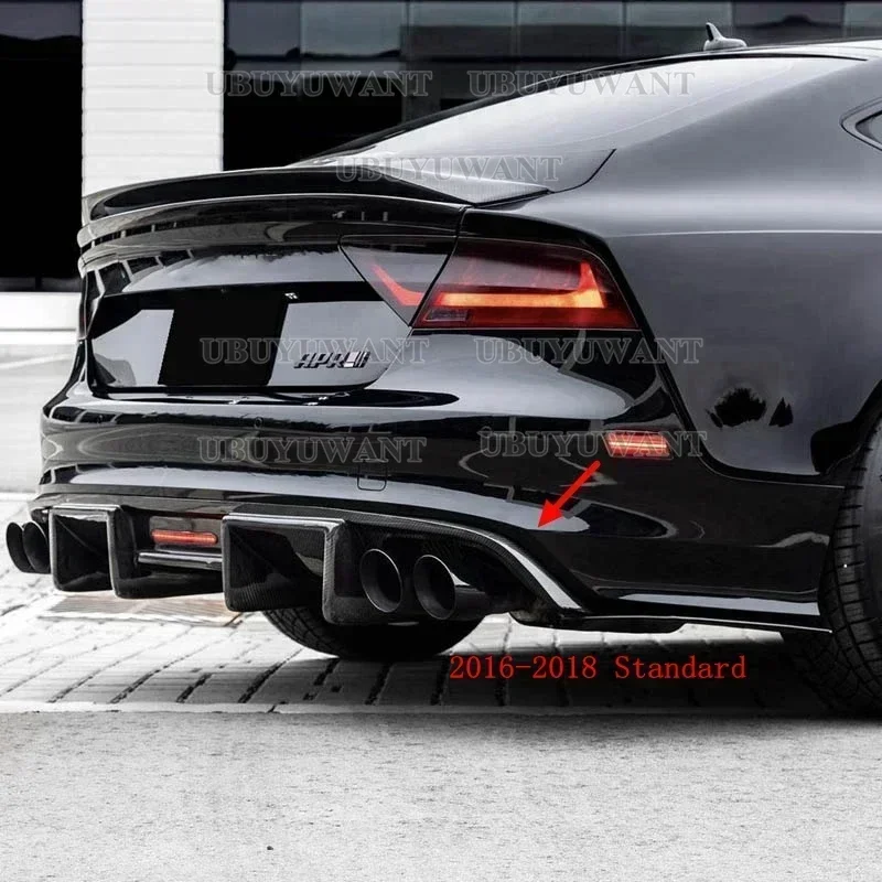 Difusor trasero fibra carbono Audi A7 RS7 2016-2018 - imagen 2
