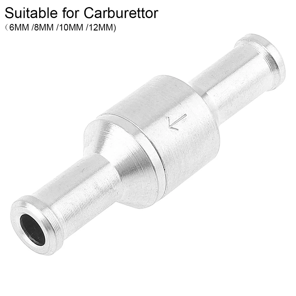 Válvula antirretorno aluminio para combustible y agua de coche - imagen 2
