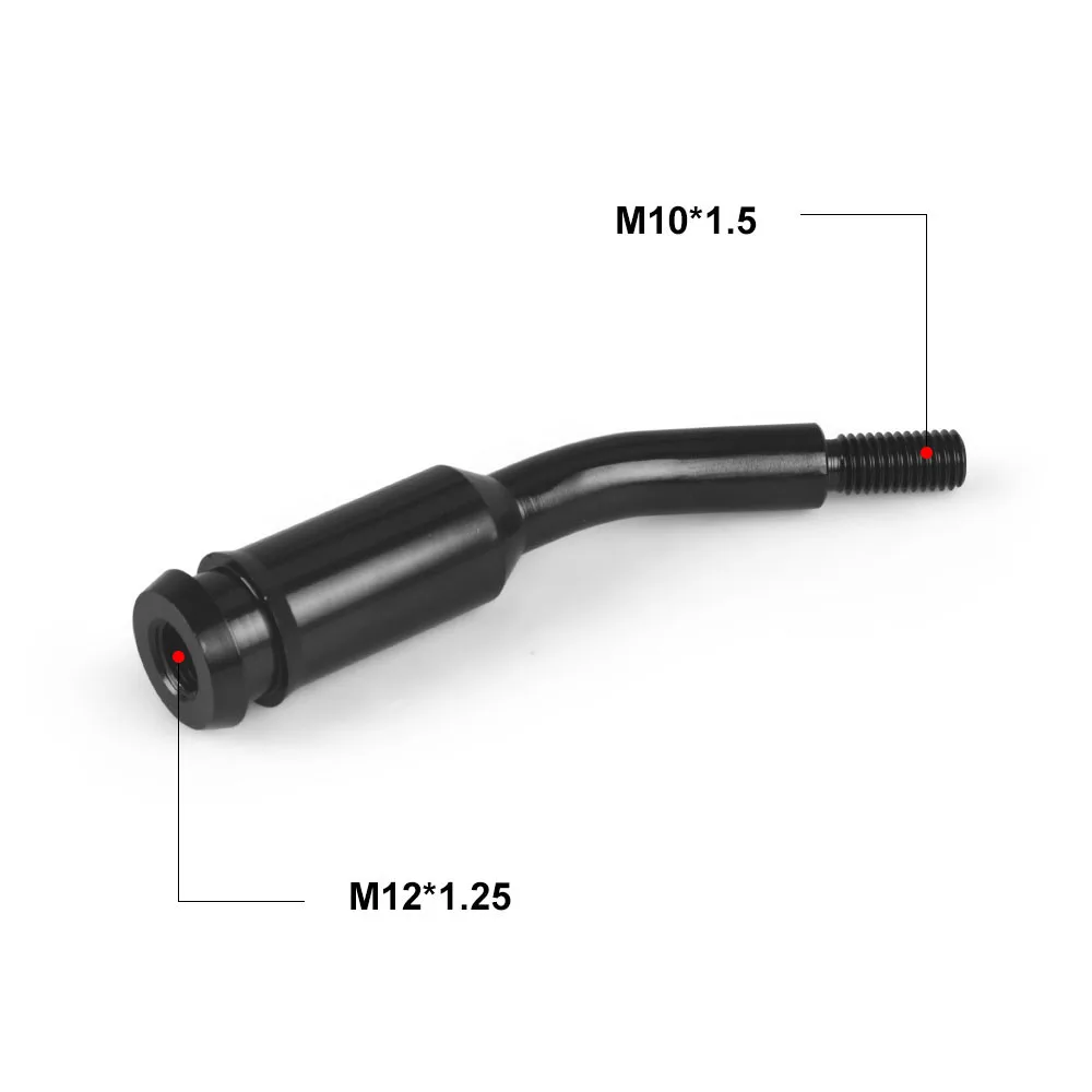 Extensión curva palanca de cambios M10x1.5 con adaptadores - imagen 2