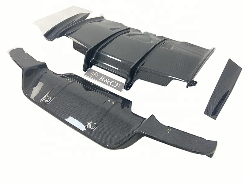 Difusor trasero de fibra de carbono para BMW M6 F06 F12 F13 - imagen 2