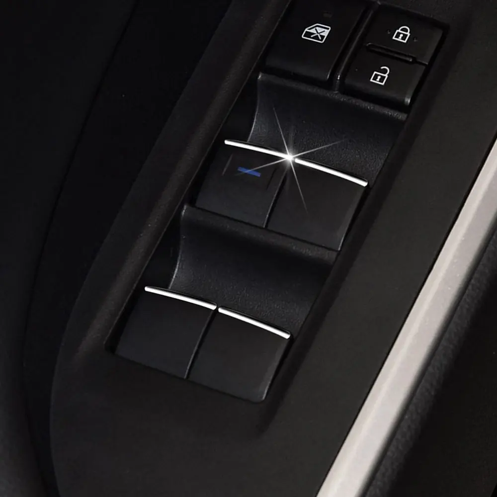 Cubierta ABS cromado botón elevador ventana Toyota CHR/C-HR2016-2023 - imagen 3