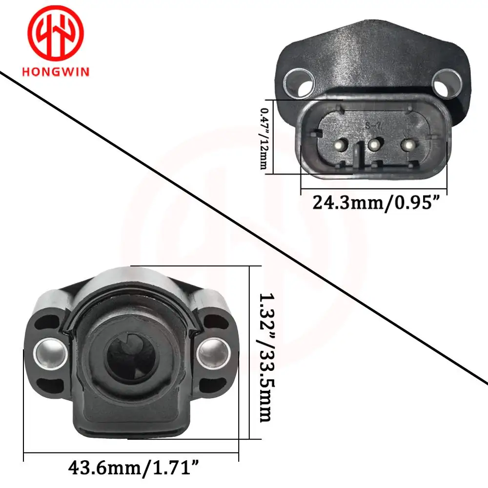 HONGWIN 5234903 Sensor de posición del acelerador para Dodge Dakota - imagen 5