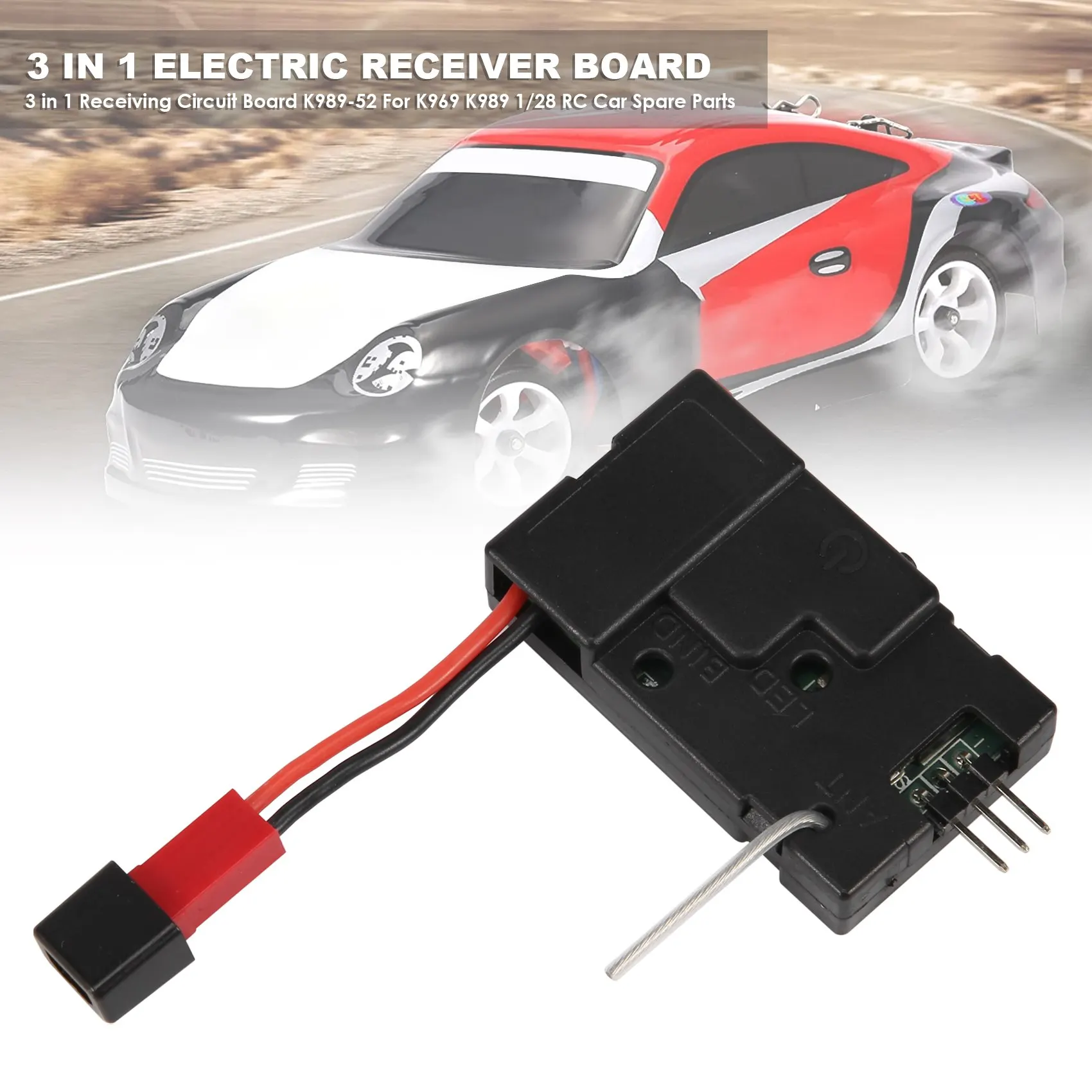 Placa receptora WLtoys K969 K989 – Receptor 3 en 1 RC - imagen 4