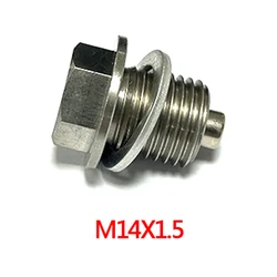 Tapón Magnético M14x1.5 Acero Inoxidable para Carter Ford