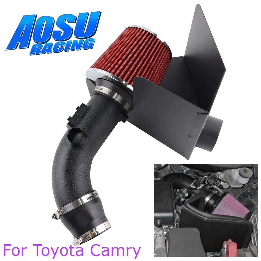 Kit de protección térmica de filtro de tubo de entrada de aire frío de alto rendimiento para Toyota Camry Ce Le Se Xle 2.4L 07-09 piezas del sistema de entradas de aire