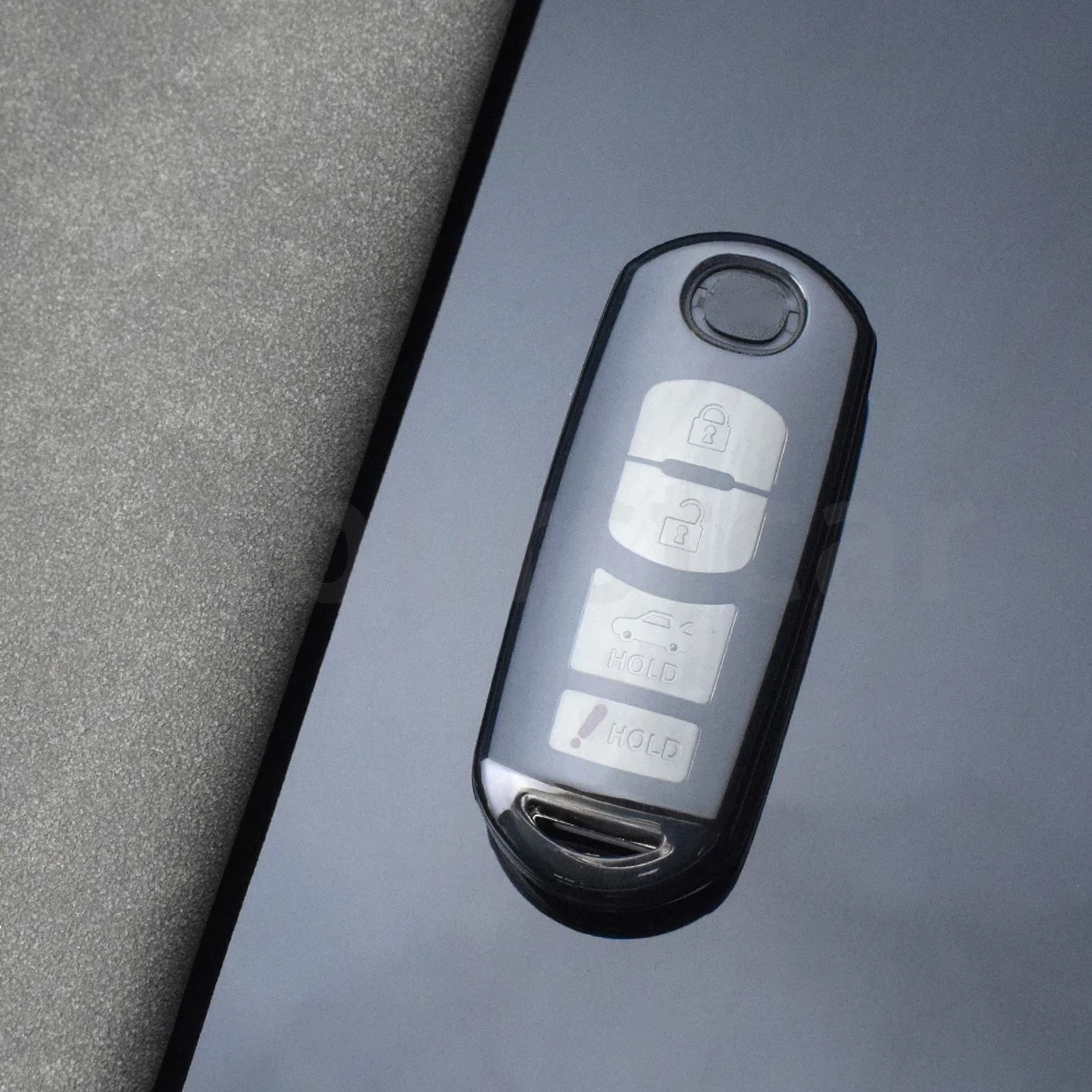 Protector llave Mazda TPU transparente CX-5 CX-3 CX-30 3 6 - imagen 5