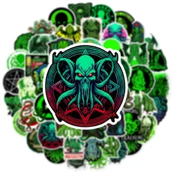 Pegatinas impermeables de Cthulhu estilo grafiti para moto y casco