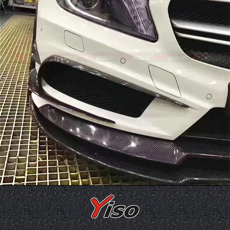 Kit cuchillas aerodinámicas Revozport fibra de carbono Mercedes A45 AMG