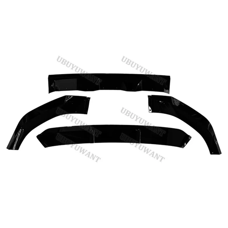 Vista frontal de labio delantero ABS para Auai Q7