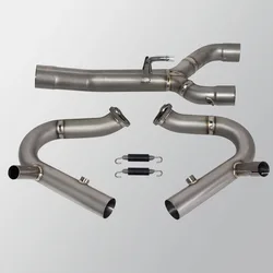 Tubo de escape frontal titanio para BMW R1200RS/R1200GS/R1200R