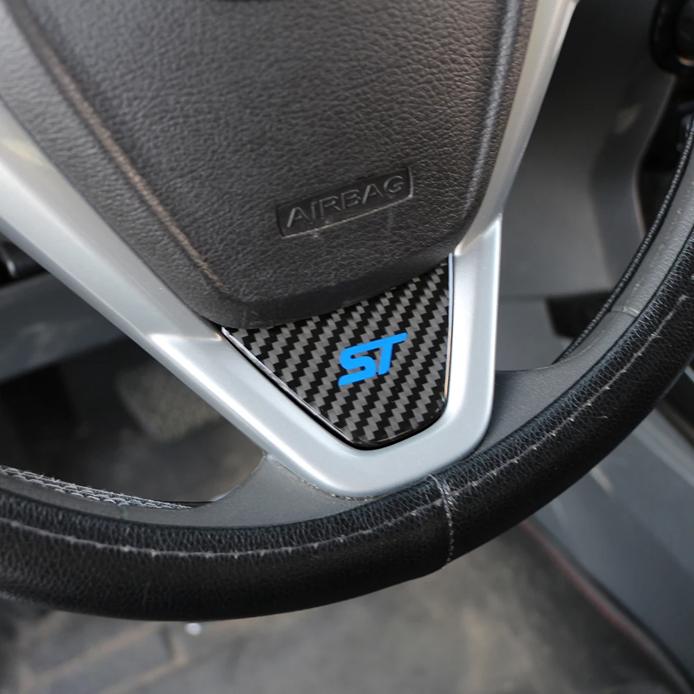Pegatinas ST cromadas volante Ford Fiesta Ecosport 2009-2017 - imagen 3