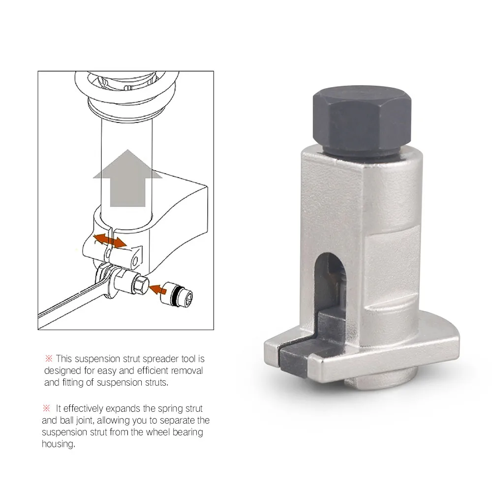 Kit extracción amortiguador hidráulico con separador de puntal y rótula - imagen 3