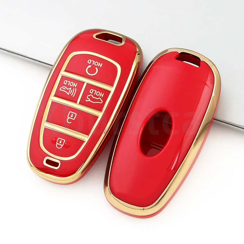 Funda de TPU para llave Hyundai Sonata, Santa Fe, Tucson e Ioniq - imagen 4