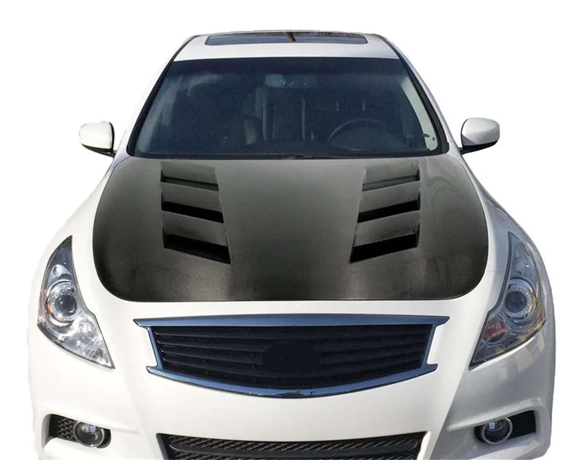 Capó de fibra de carbono para Infiniti G25/G35/G37/Q40 2007-2013 - imagen 3