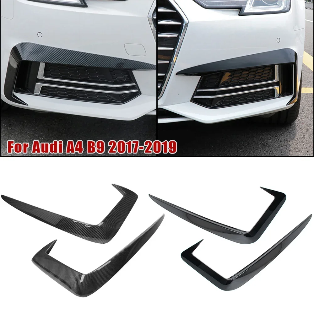 Cuchillo de viento y embellecedor antiniebla para Audi A4 B9