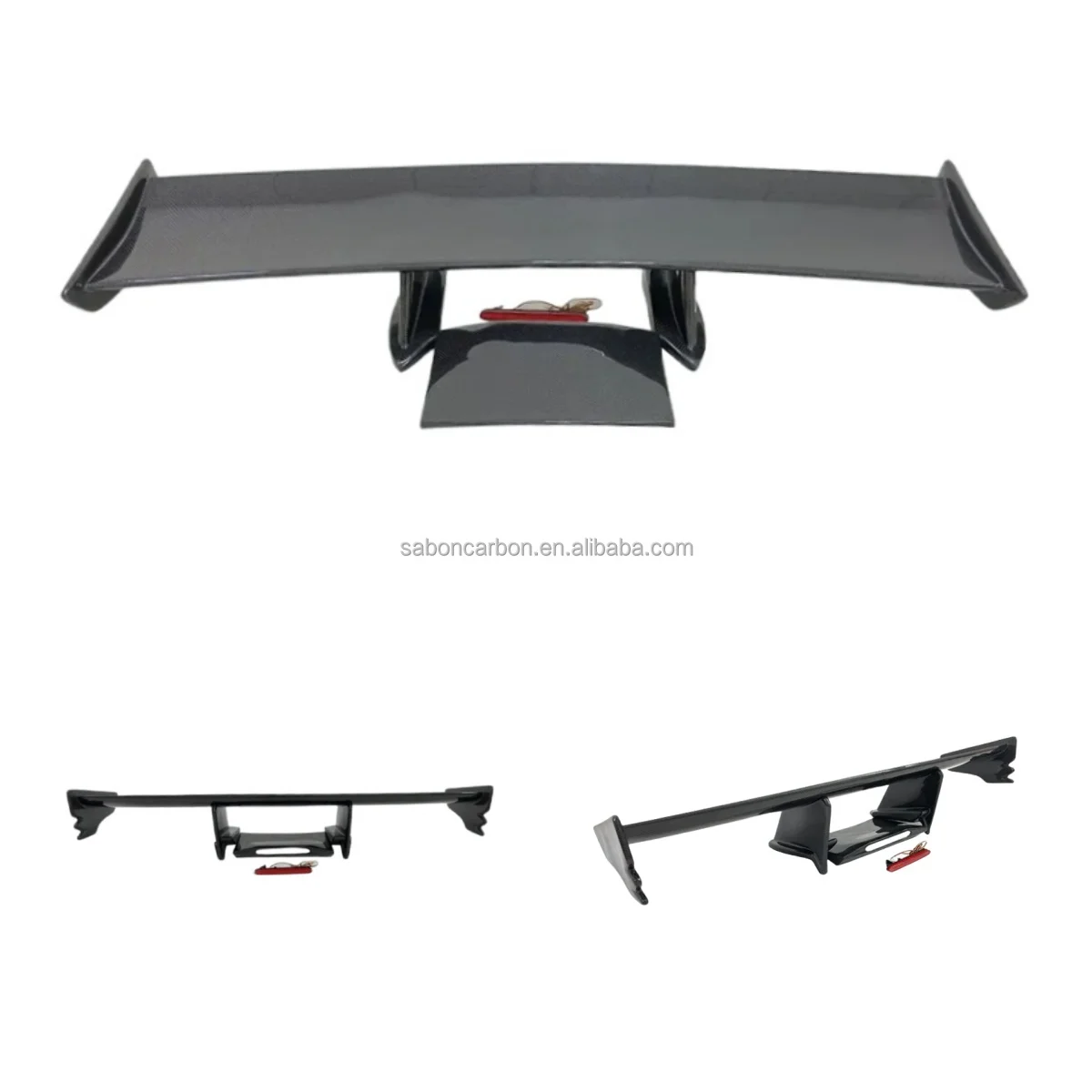 Alerón trasero estilo fibra de carbono para Nissan GT-R R35 2008-2015 - imagen 2