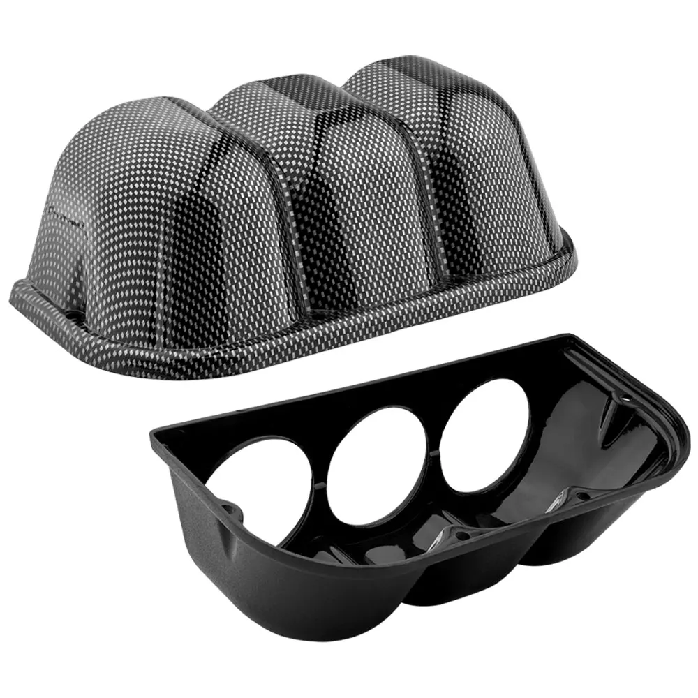 Soporte universal de 3 orificios para relojes 52/60 mm, negro carbón - imagen 2