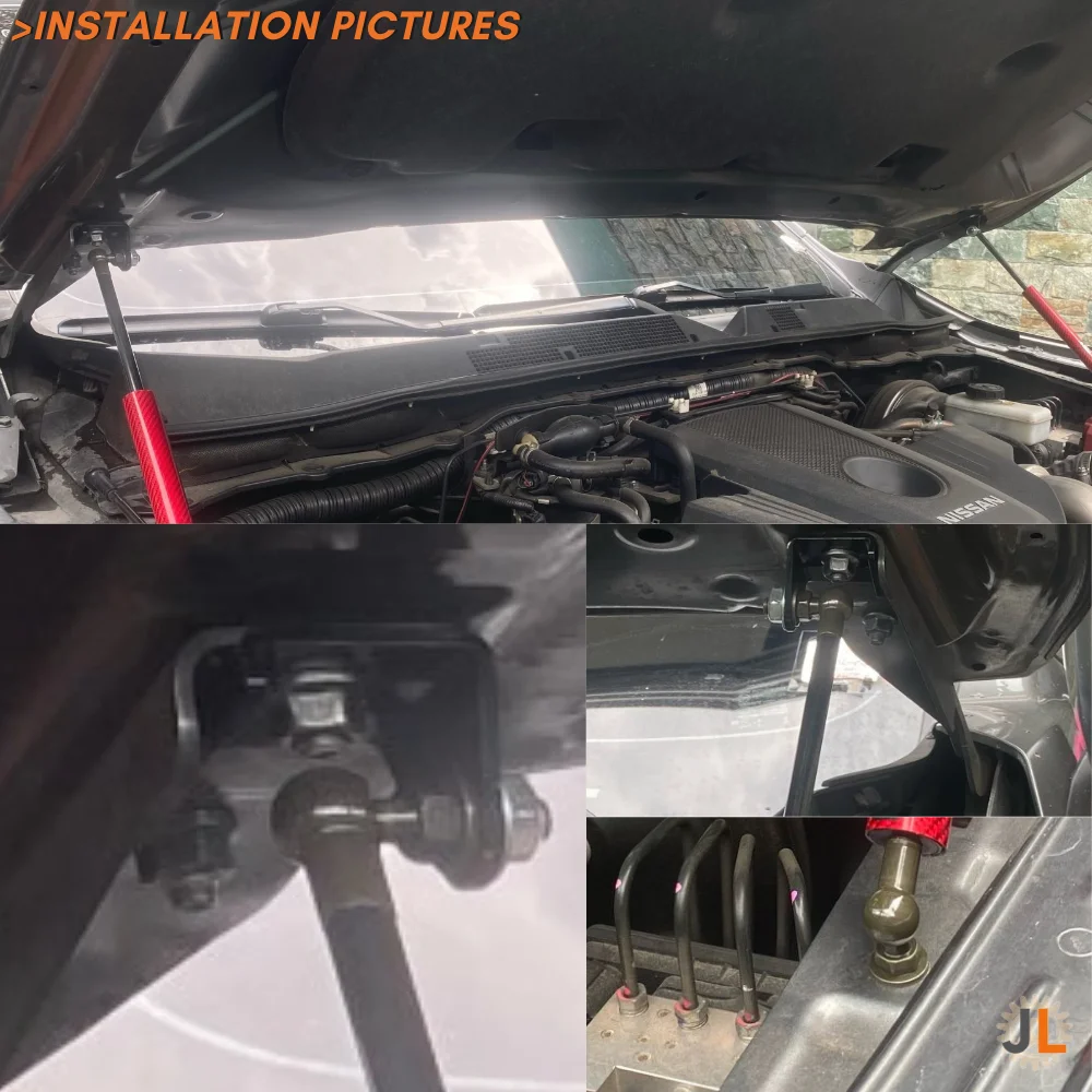 Resortes de gas capó Nissan Terra X-Terra D23 2018-2024 - imagen 2
