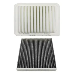 Kit filtros cabina y motor 87139-0N010 17801-0D060 Toyota Corolla