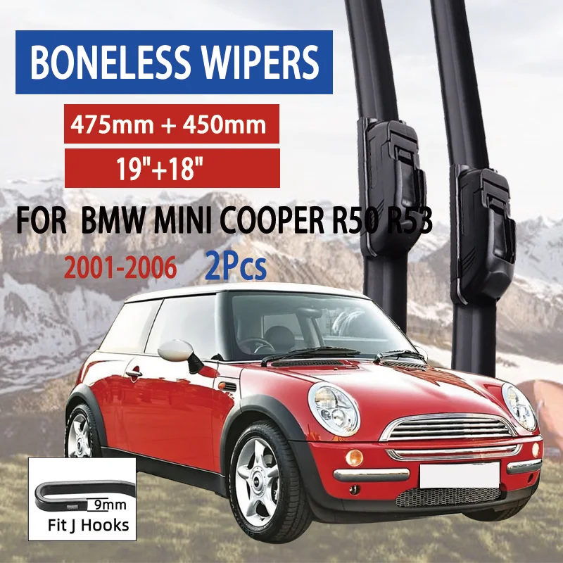 Limpiaparabrisas sin hueso BMW MINI Cooper R50/R53 2001-2006